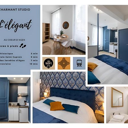 L'Elegant, Charmant Studio Hyper Centre Gare 800M Agen Esterno foto